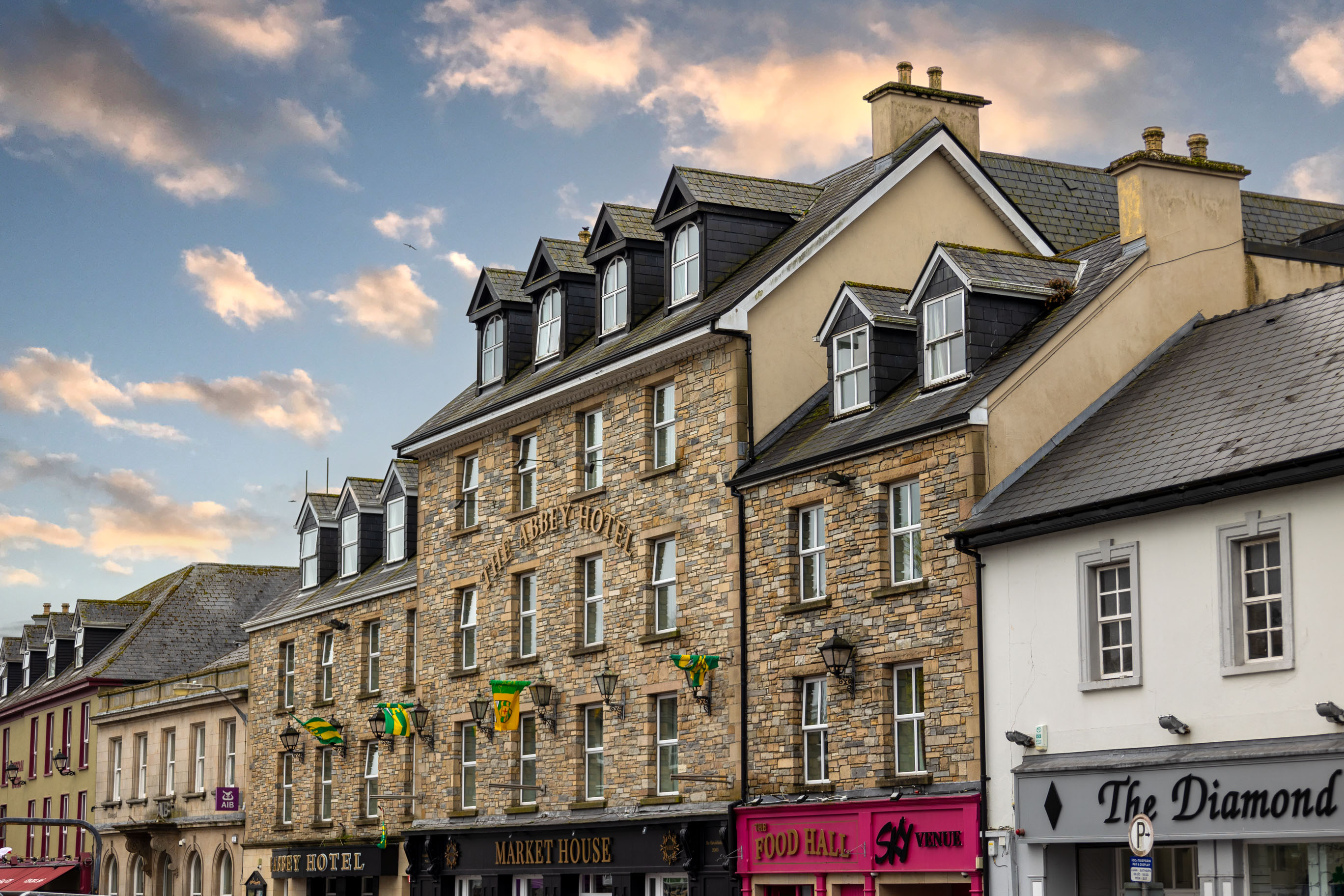 Straße in Donegal in Irland