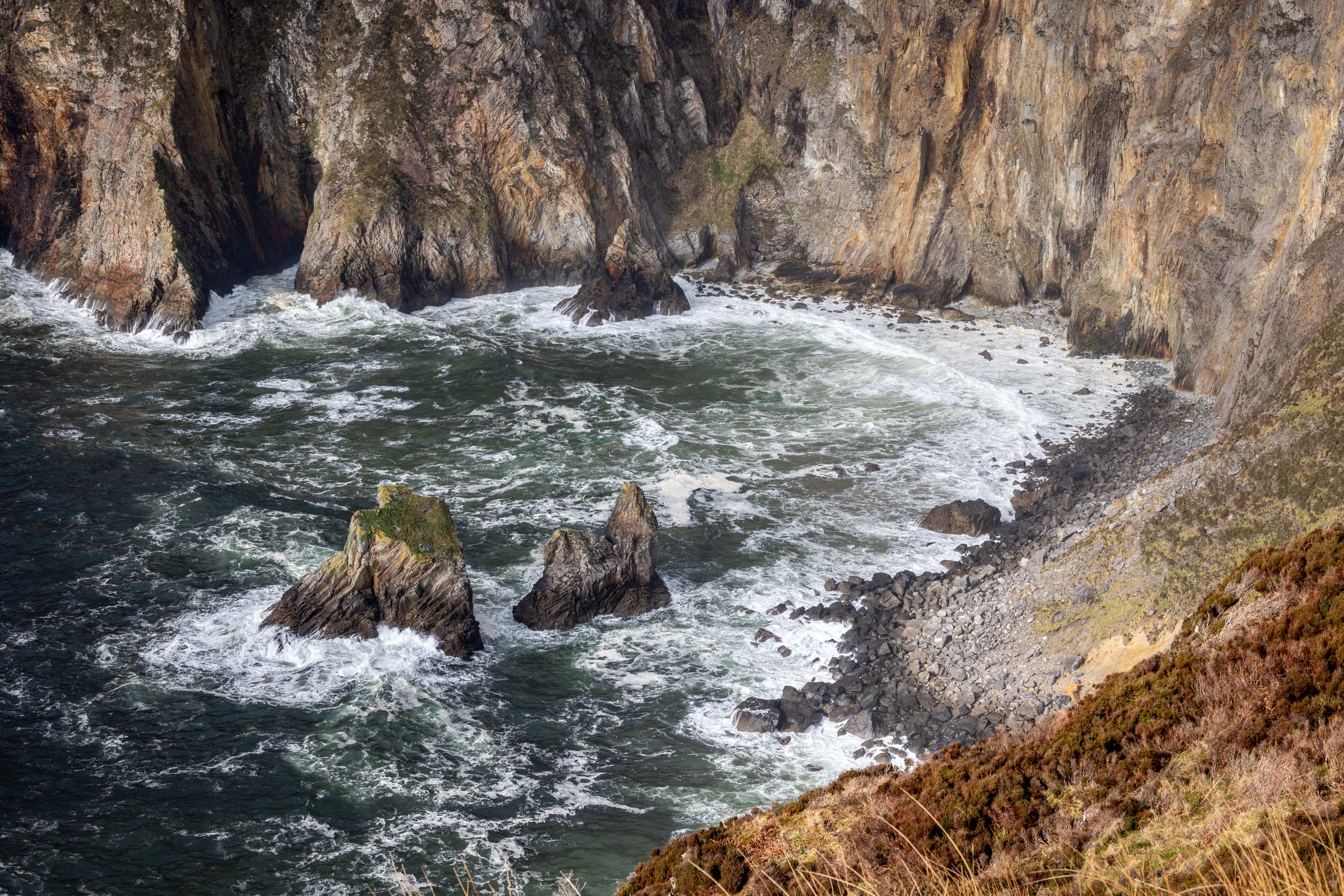 Klippen bei Slieve League in Irland