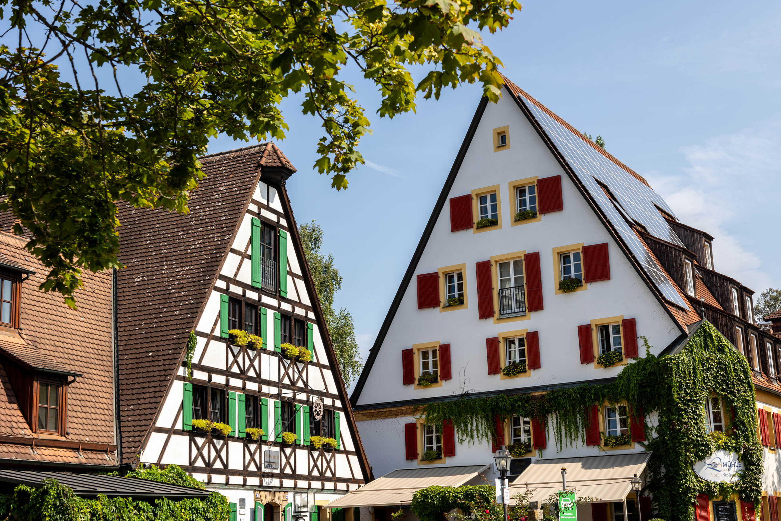 schöne historische Häuser in Bayreuth