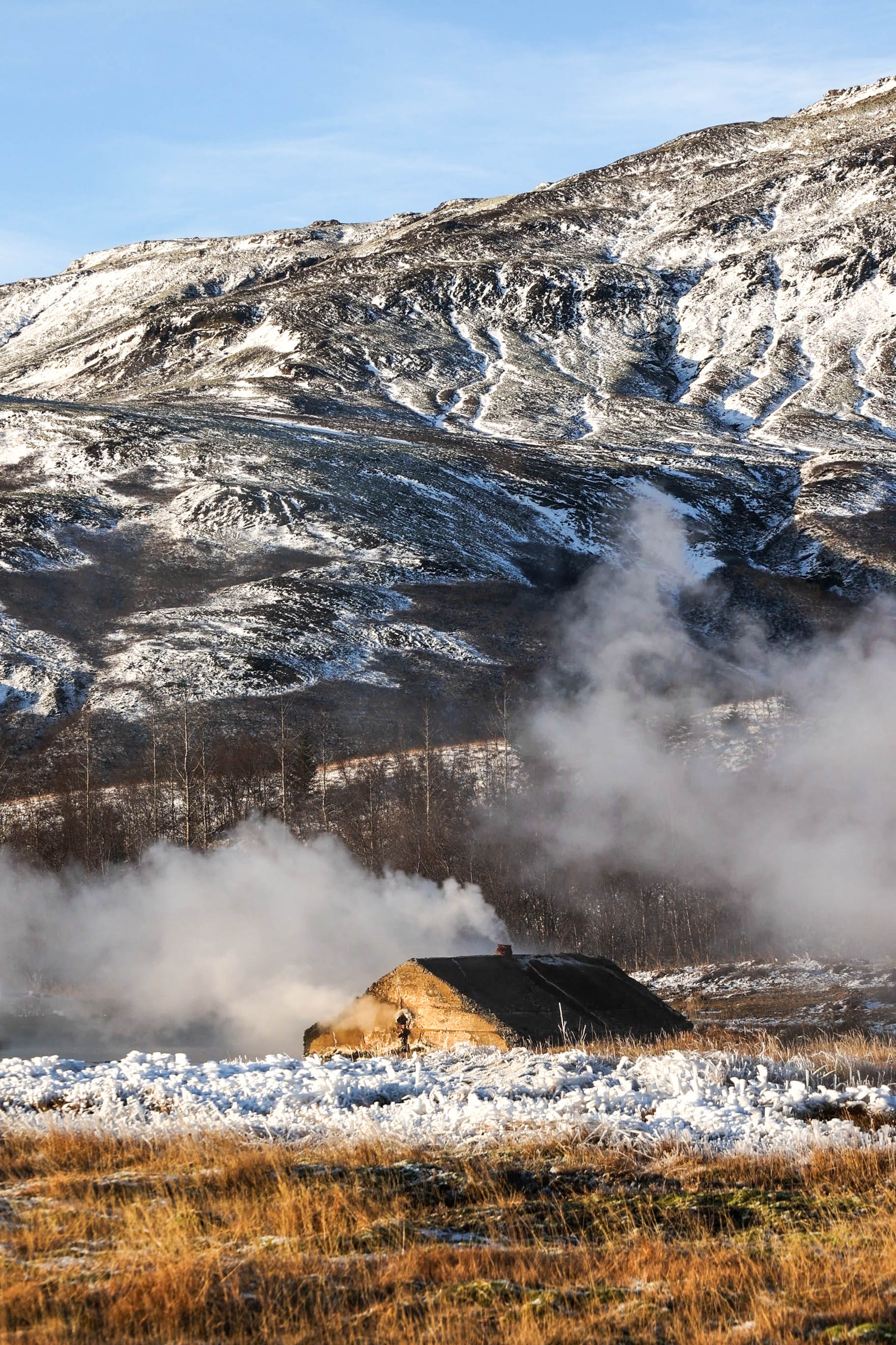 Gebiet mit Geysiren während der our.traveltreats Gruppenreise nach Island