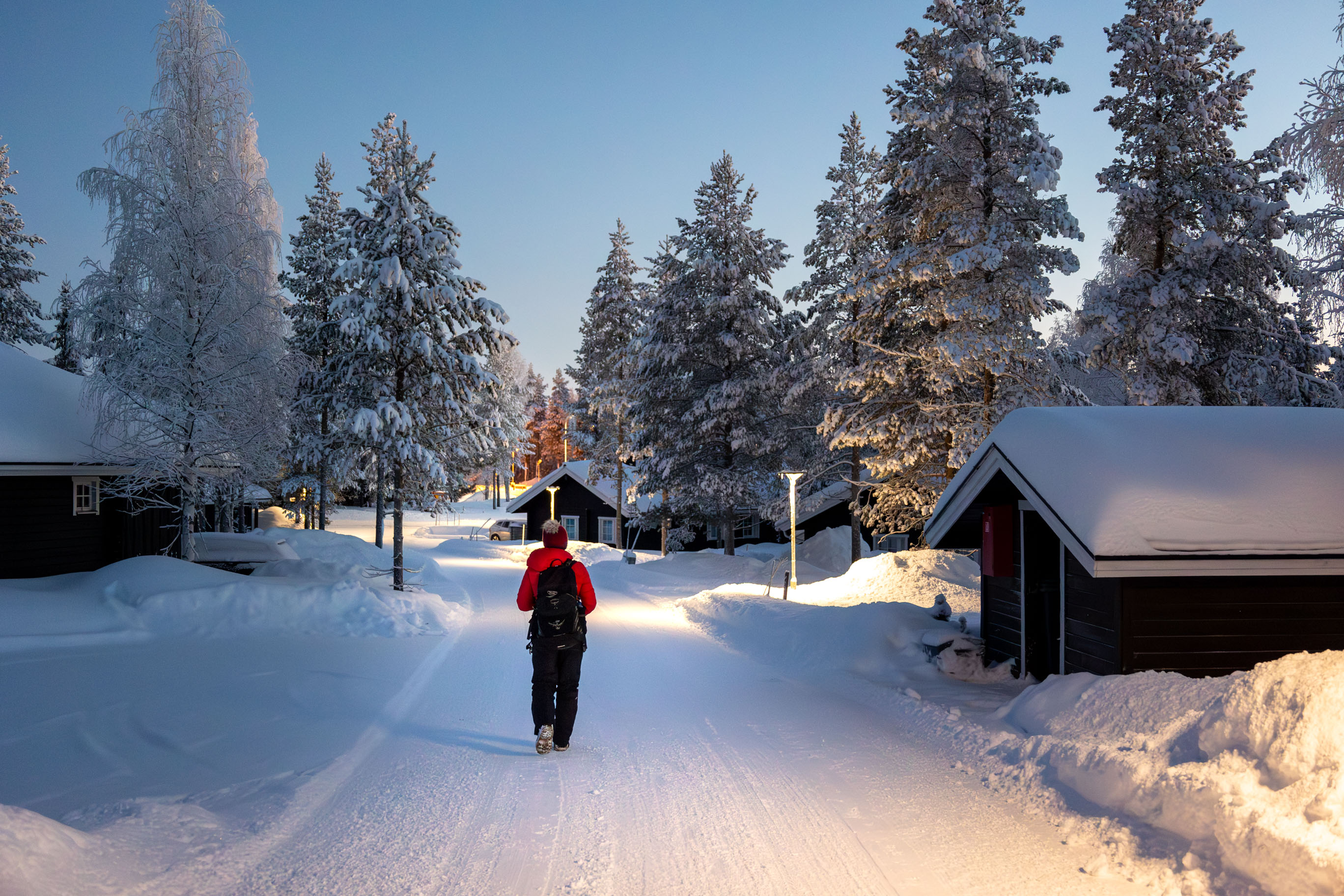 Lappland im Winter